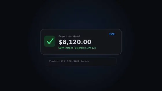 Payout received on phone